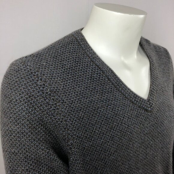Joseph Abboud Men's Grey V-neck Sweater Size L - Picture 7 of 13